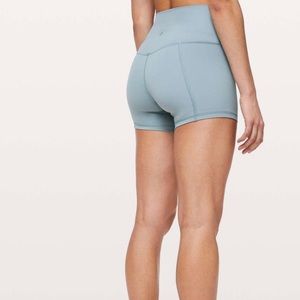 lululemon align shorts size 4 light blue
